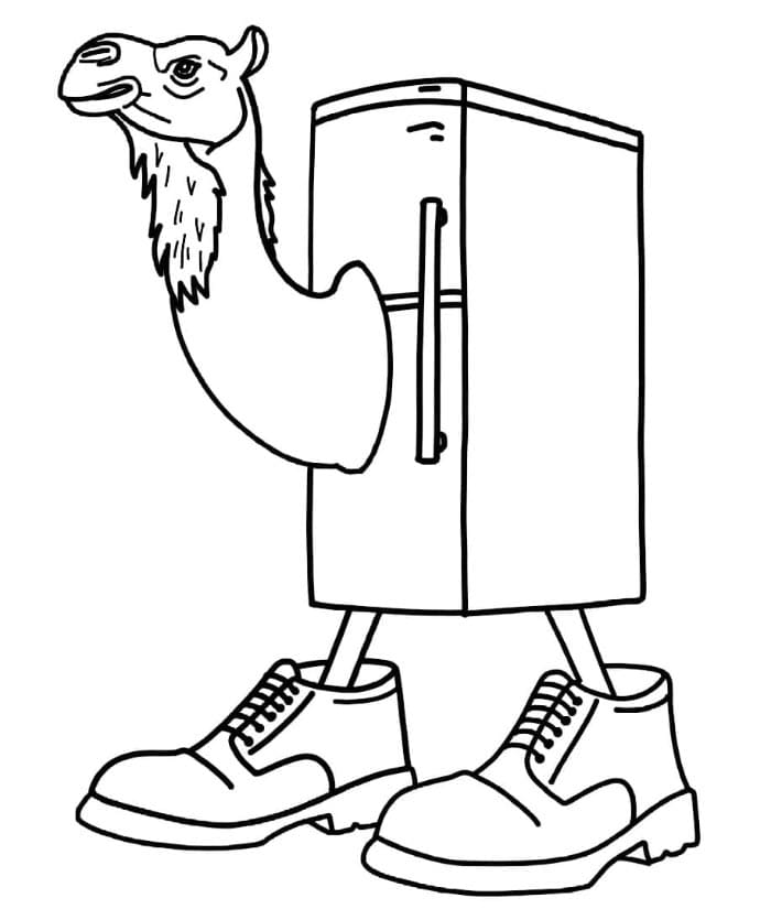 Frigo Camelo Brainrot omalovánka
