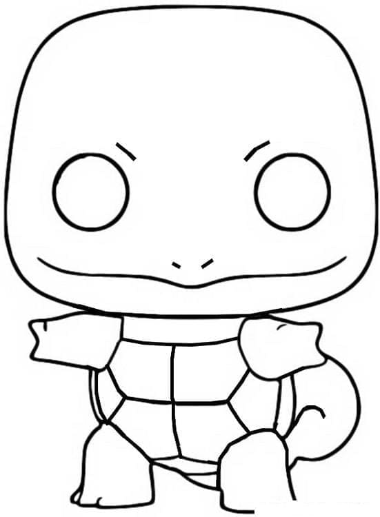 Funko Pop Zdarma Tisknutelná omalovánka