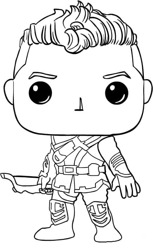 Funko Pop Zdarma omalovánka