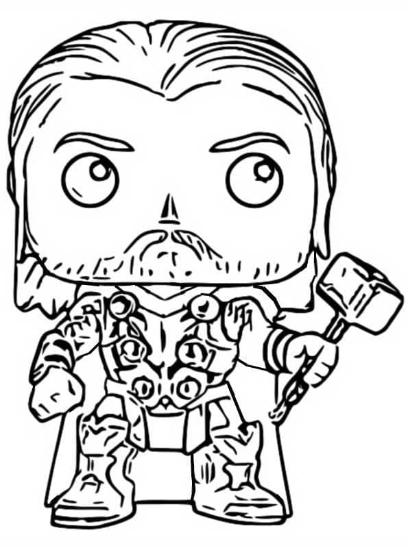 Funko Pop pro Děti omalovánka