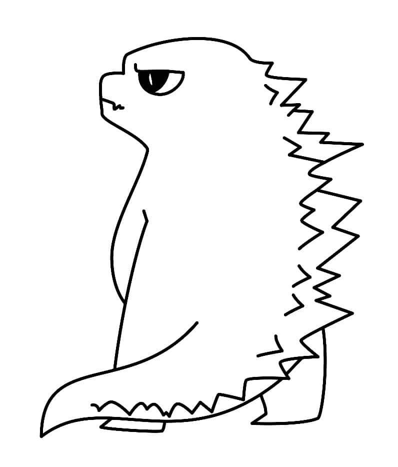 Godzilla k Tisku omalovánka