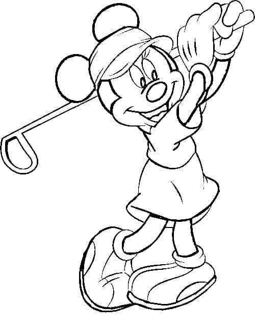 Golf (1) omalovánka