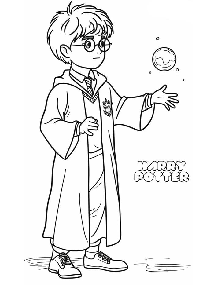 Harry Potter (11) omalovánka