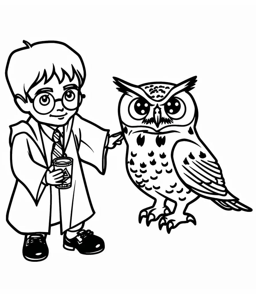 Harry Potter (9) omalovánka