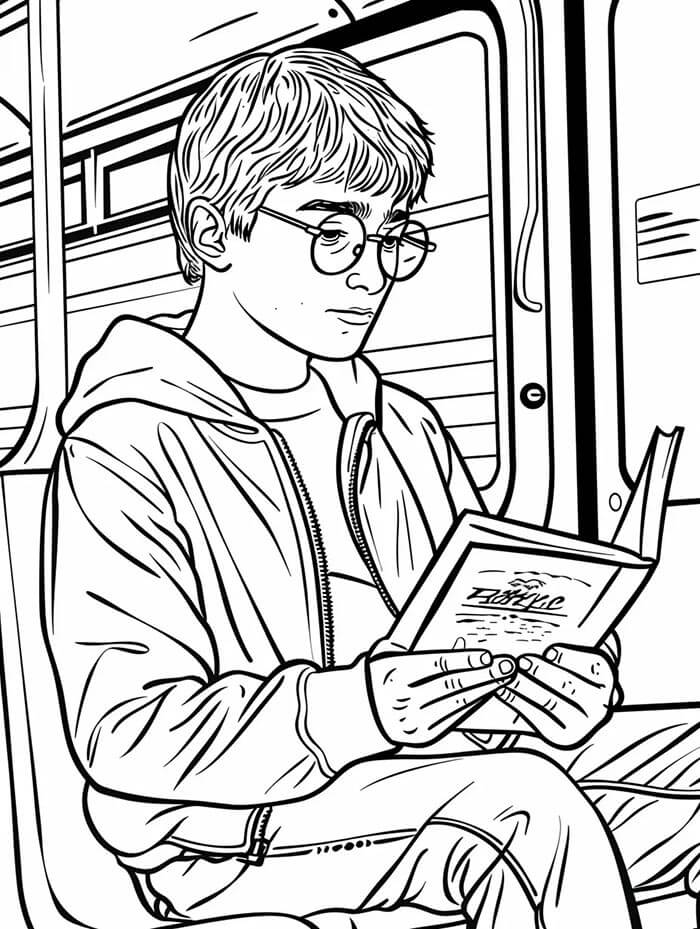 Harry Potter Tisknutelní omalovánka