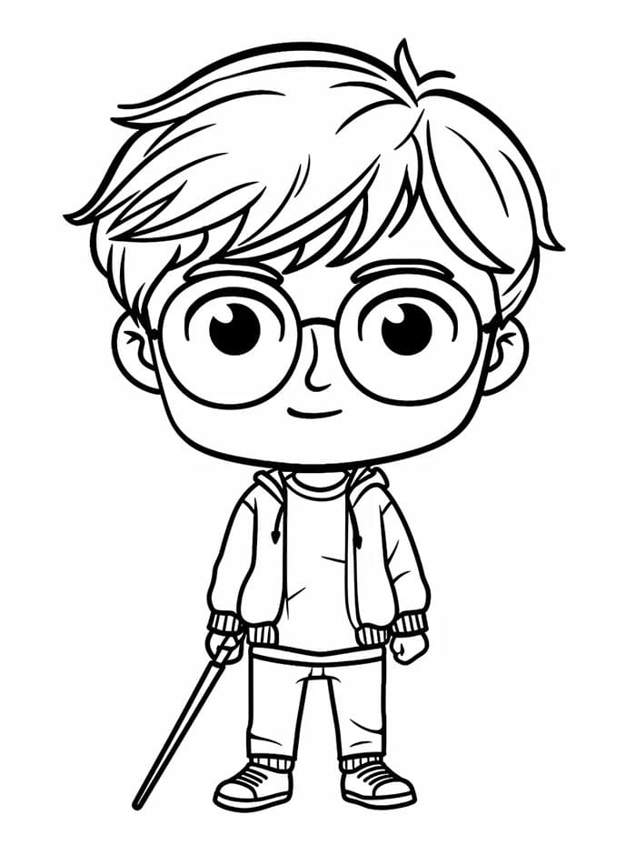 Harry Potter pro 3leté Děti omalovánka
