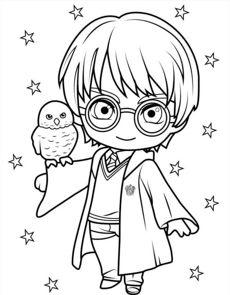 Harry Potter pro Děti omalovánka