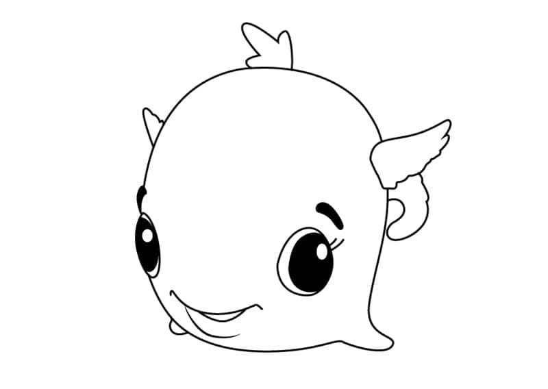 Hatchimals Vymalovatelné pro Děti omalovánka