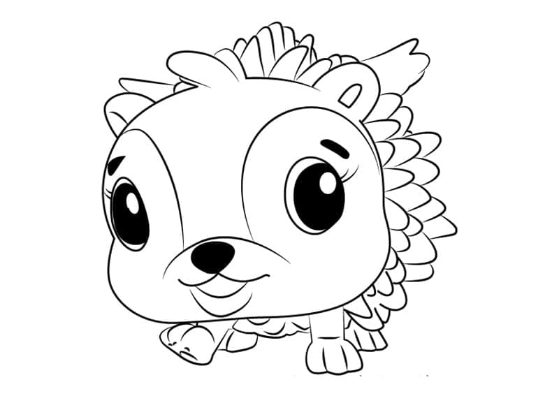 Hatchimals k Tisku omalovánka