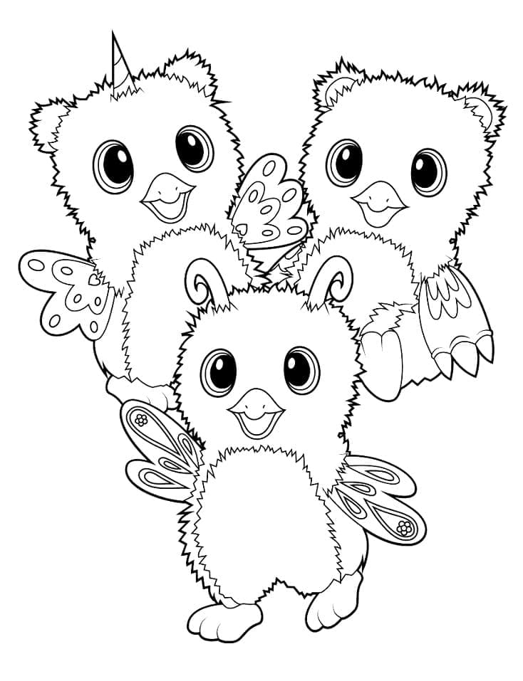 Hatchimals pro Děti omalovánka