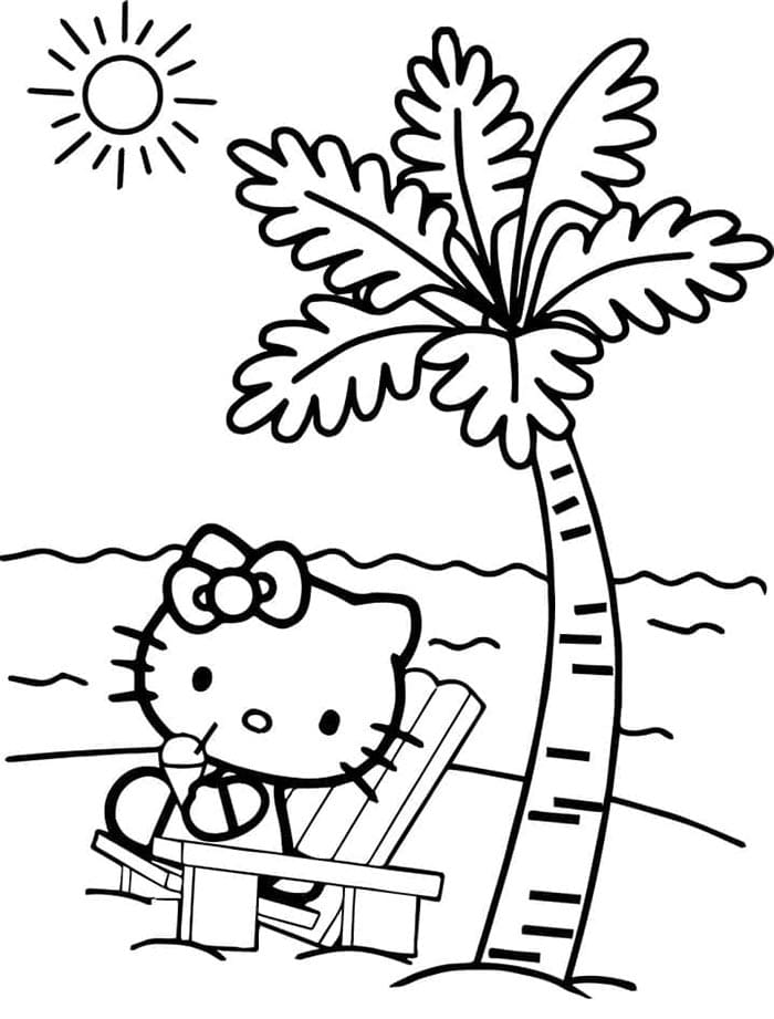 Hello Kitty Vymalovatelné pro Děti omalovánka