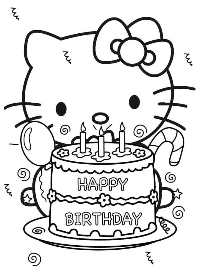 Hello Kitty je Roztomilá omalovánka