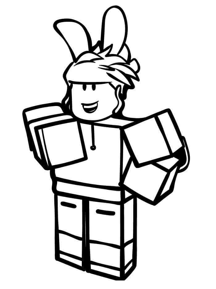 Hra Roblox omalovánka