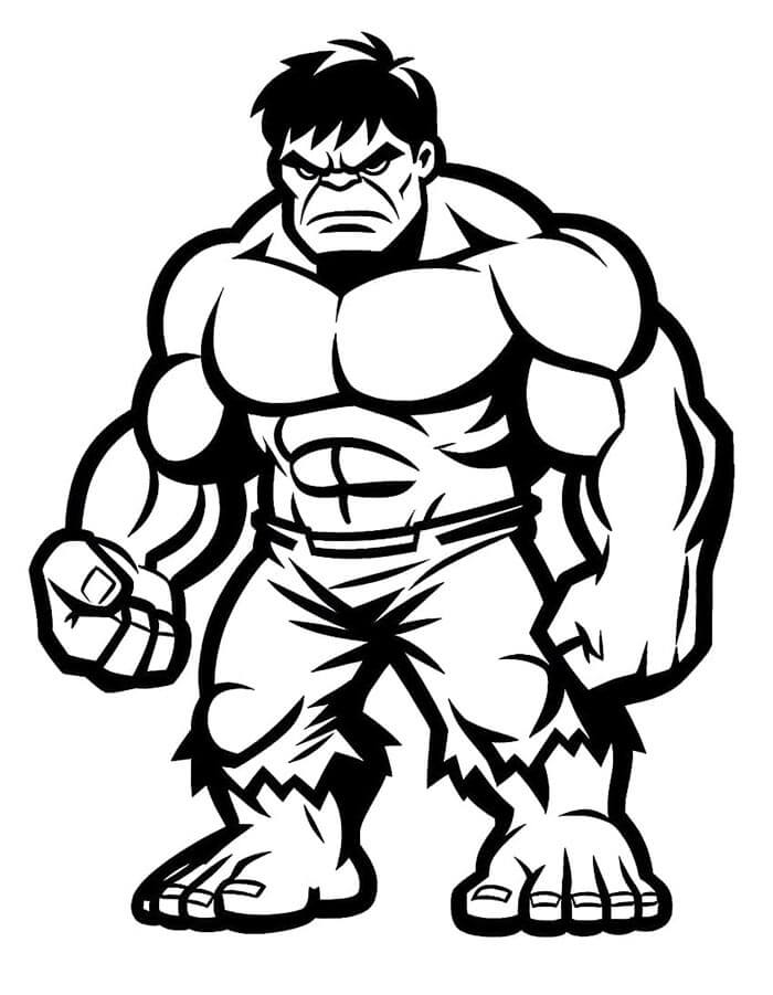 Hulk omalovánky