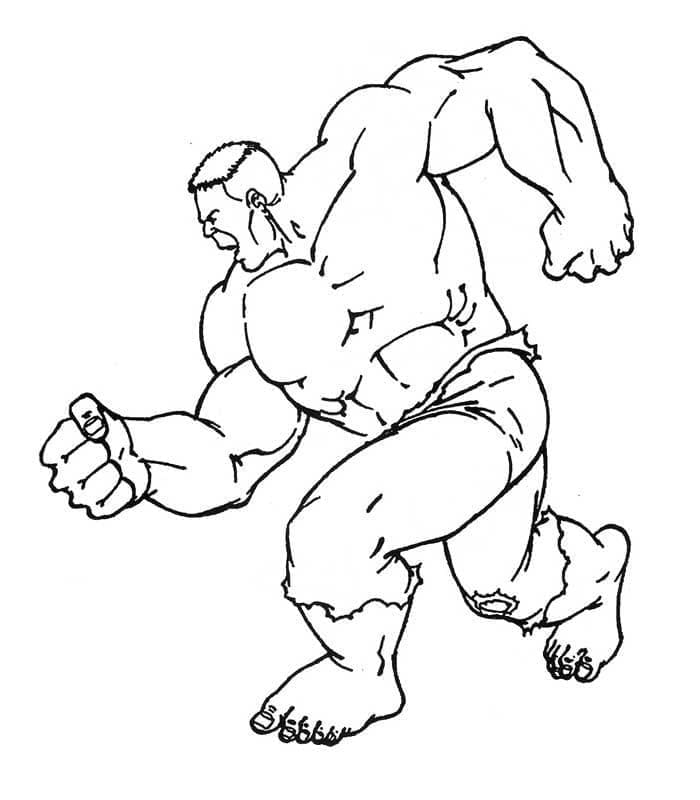Hulk k Tisku omalovánka