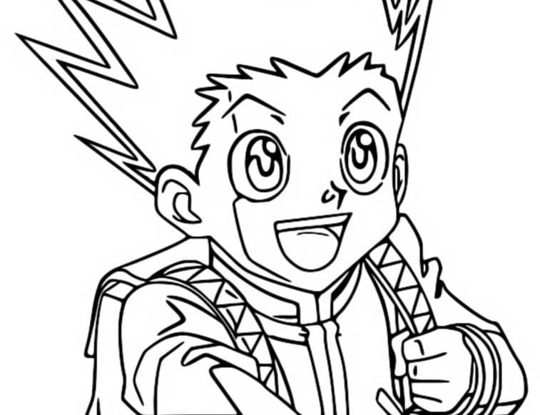 Hunter x Hunter (2) omalovánka