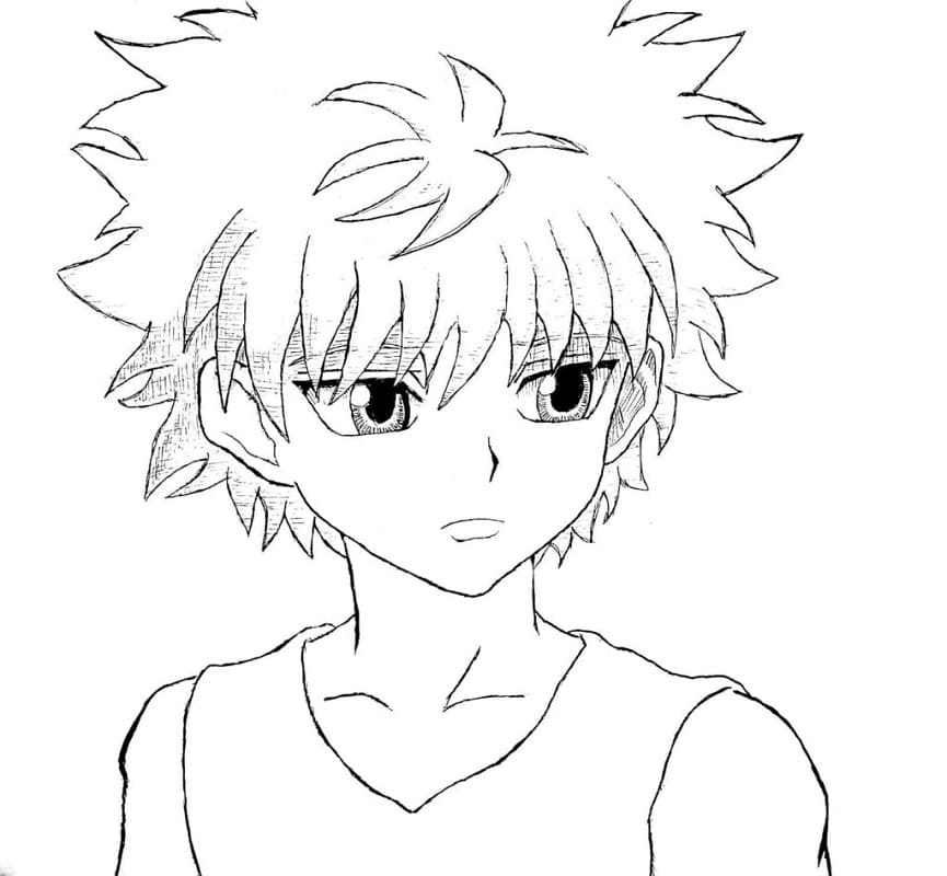 Hunter x Hunter Obrázek omalovánka
