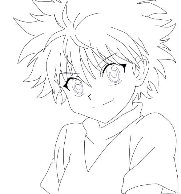 Hunter x Hunter k Vymalování omalovánka