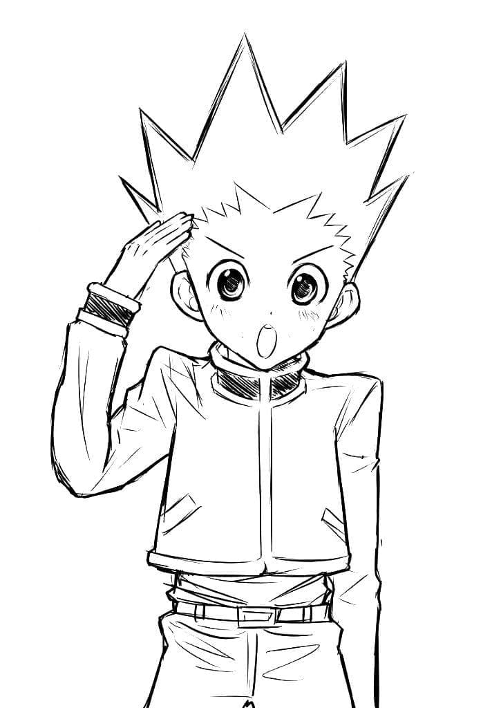 Hunter x Hunter pro 2leté Děti omalovánka