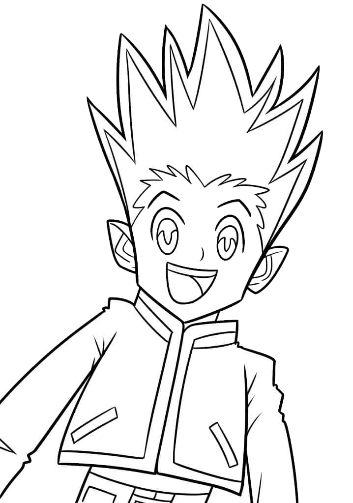 Hunter x Hunter pro 3leté Děti omalovánka