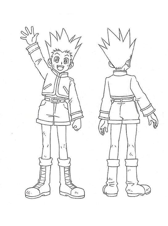 Hunter x Hunter pro 4leté Děti omalovánka
