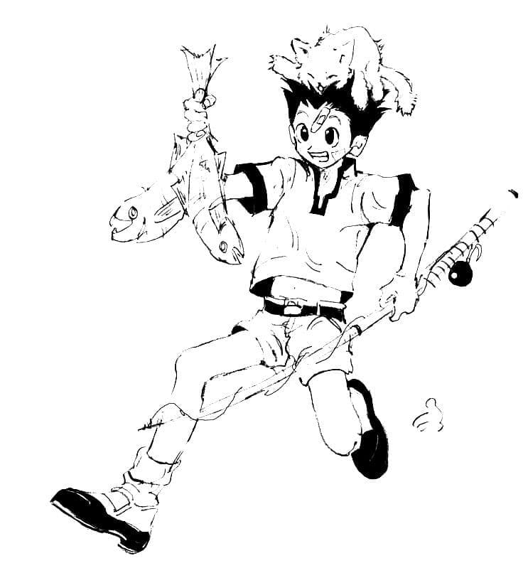 Hunter x Hunter pro 5leté Děti omalovánka