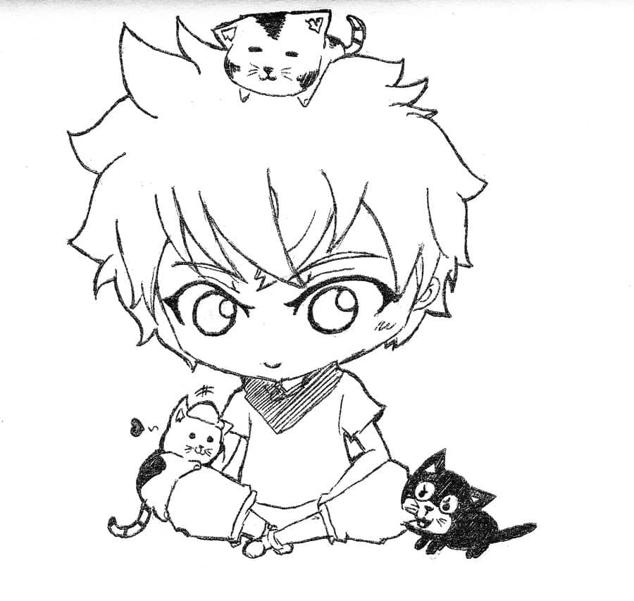 Hunter x Hunter pro Děti omalovánka
