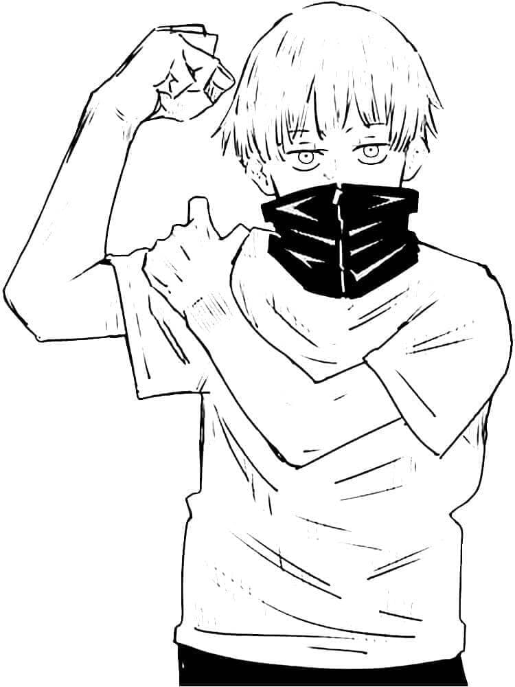 Jujutsu Kaisen Anime omalovánka