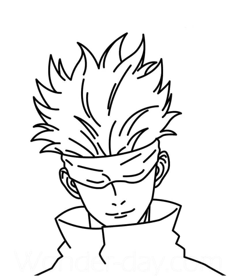 Jujutsu Kaisen omalovánky