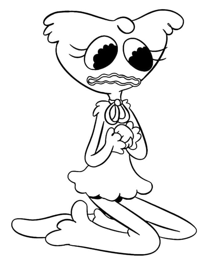 Kissy Missy k Vymalování omalovánka