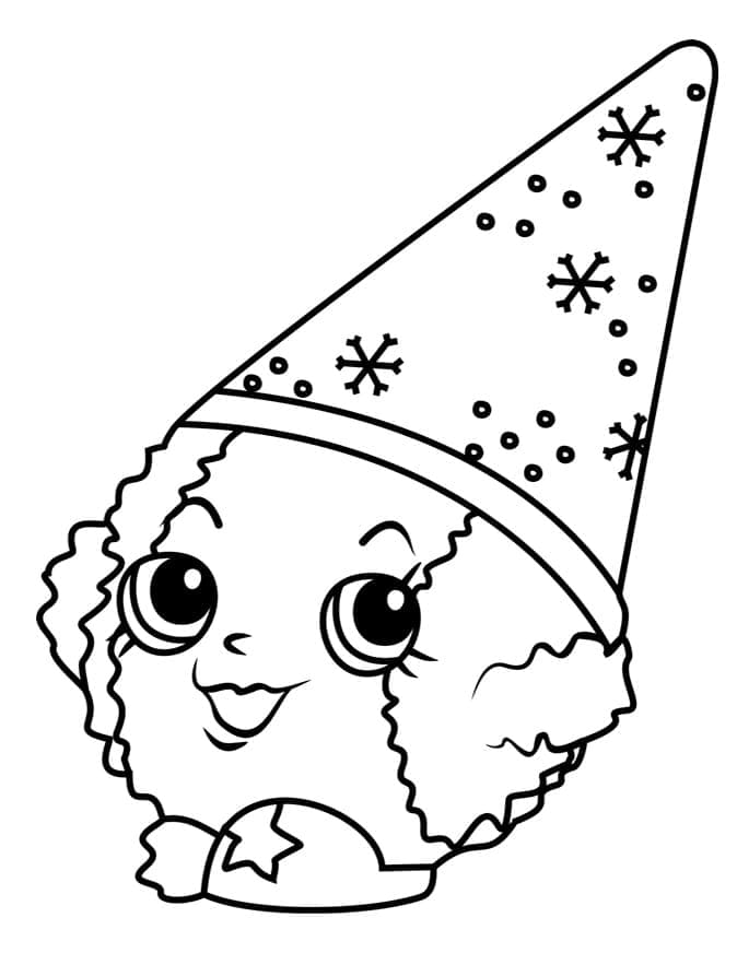 Krásné Shopkins omalovánka