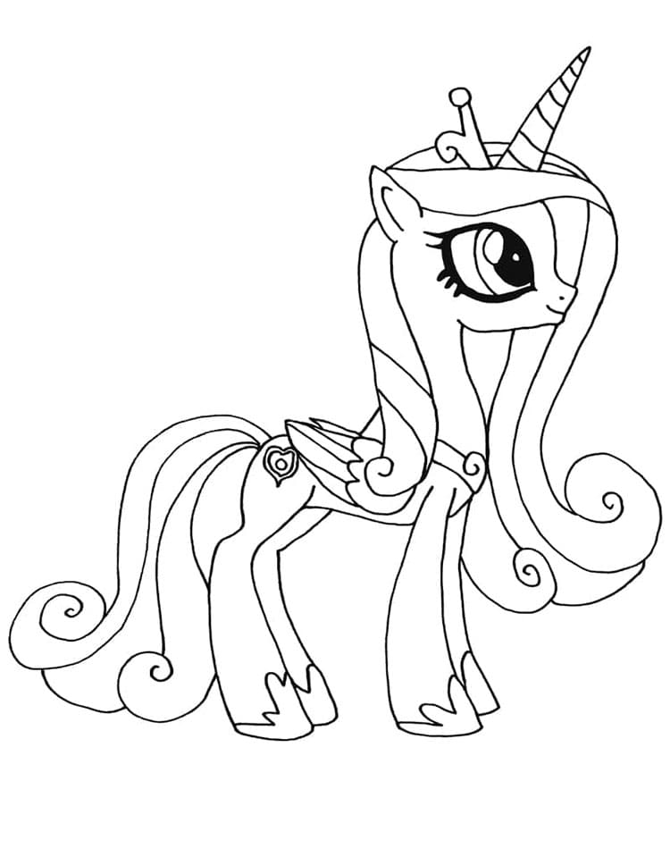 Kreslený Můj malý Pony omalovánka