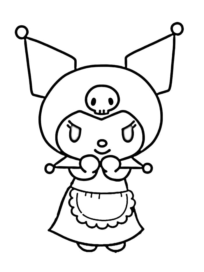 Kuromi 1 omalovánka