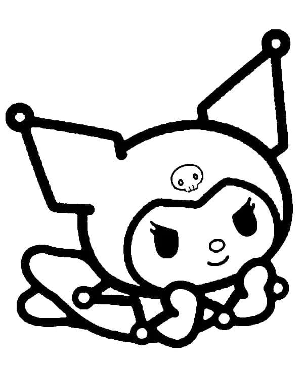 Kuromi Tisknutelná pro Děti omalovánka