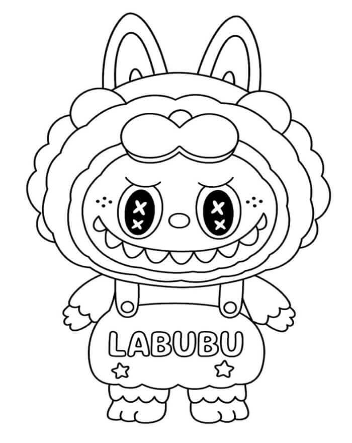 Labubu Hračka omalovánka