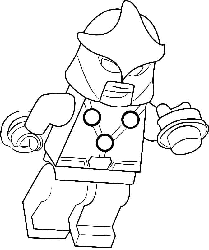 Lego Tisknutelné pro Děti omalovánka