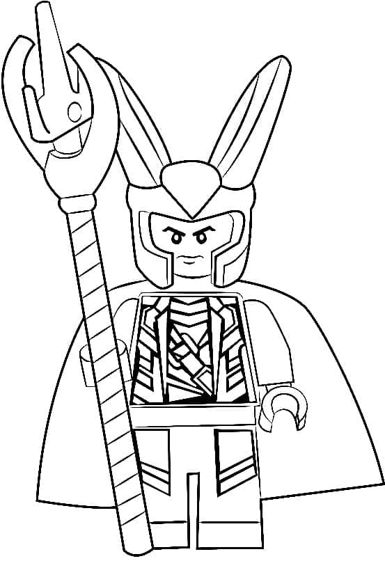 Lego Tisknutelné omalovánka