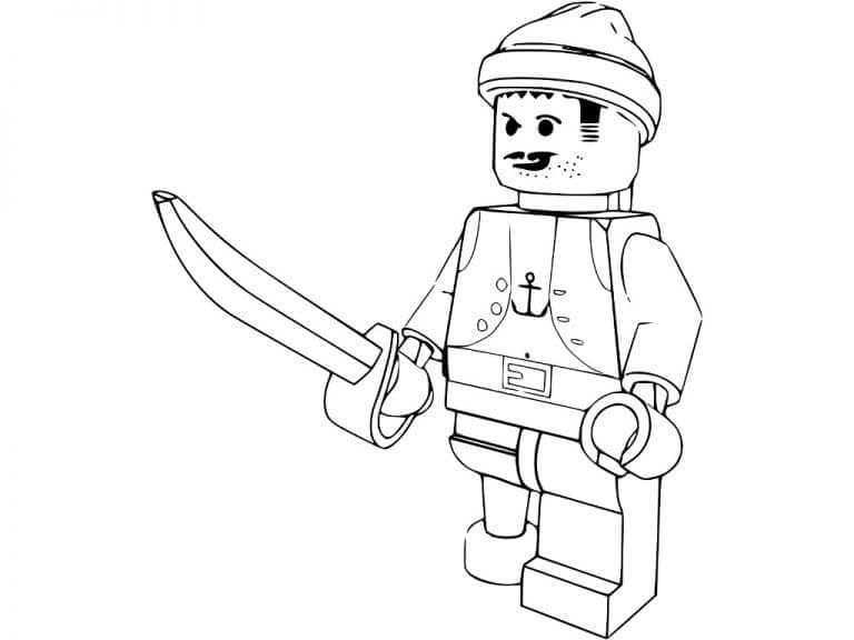 Lego Vymalovatelné pro Děti omalovánka