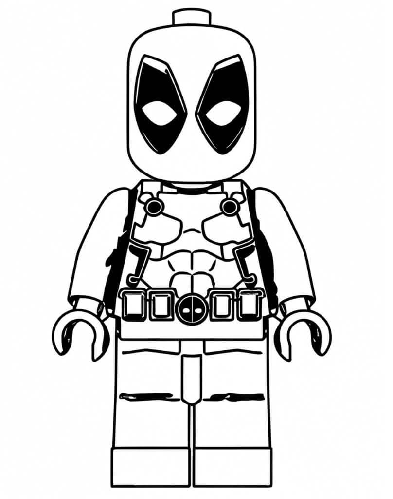 Lego Zdarma Vymalovatelné Obrázek omalovánka