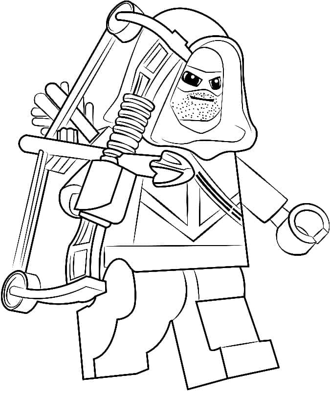 Lego k Vymalování omalovánka