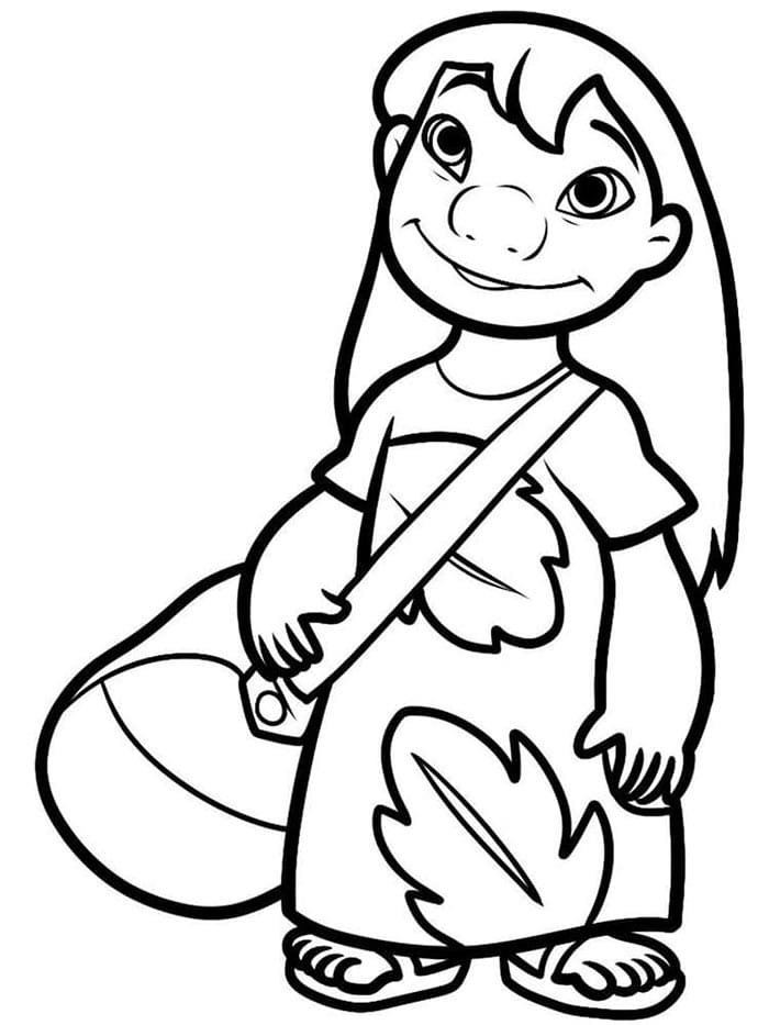 Lilo Lilo a Stitch omalovánka