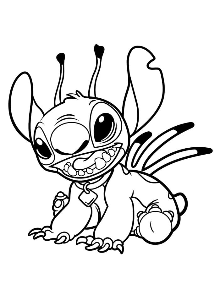 Lilo a Stitch Disney omalovánka