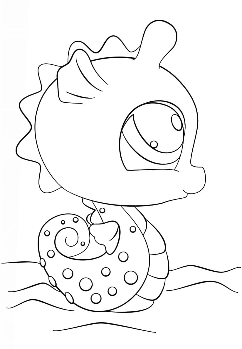 Littlest Pet Shop (12) omalovánka