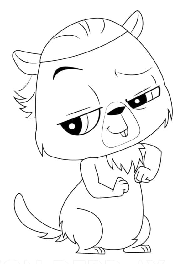 Littlest Pet Shop (17) omalovánka