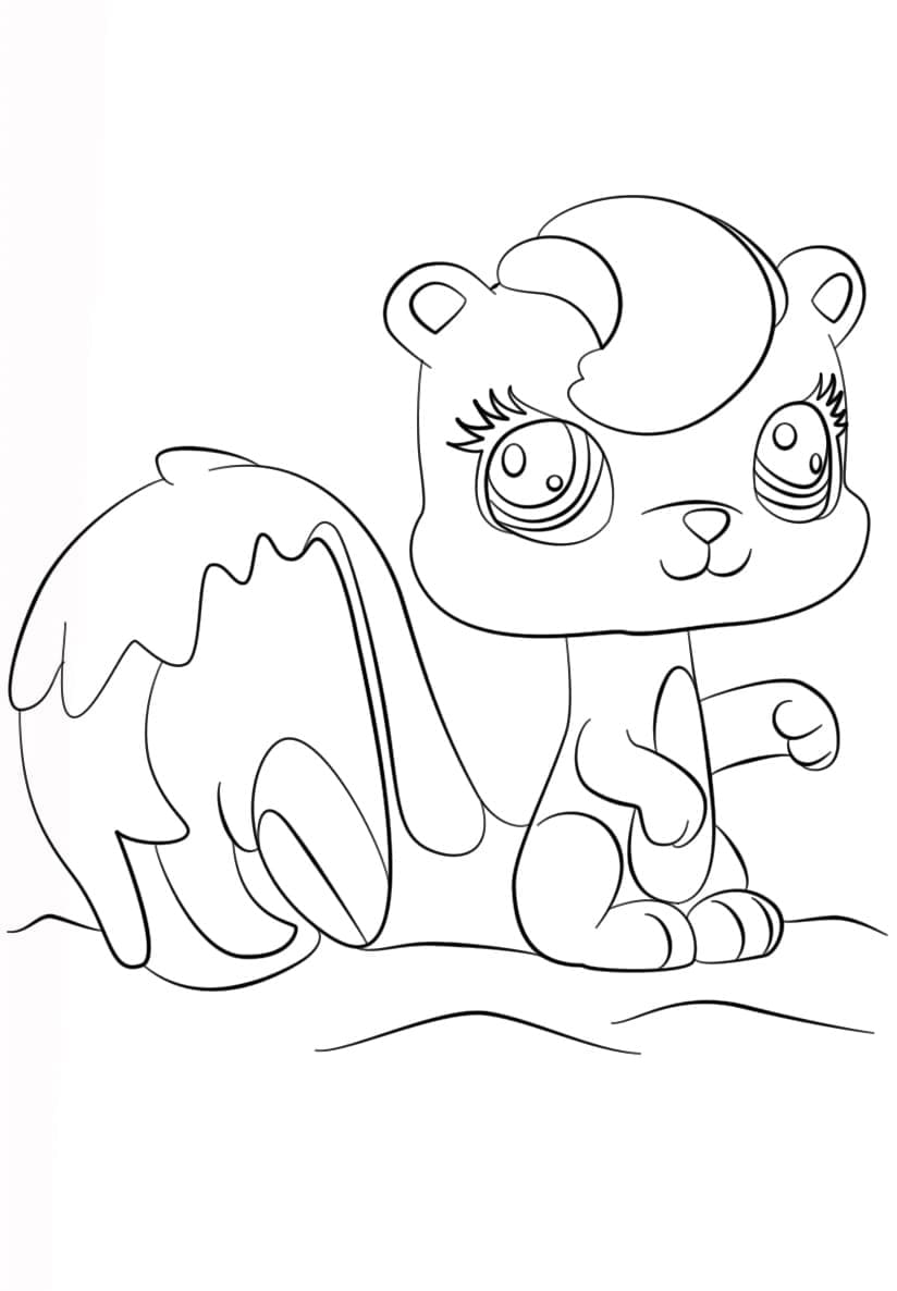 Littlest Pet Shop (19) omalovánka