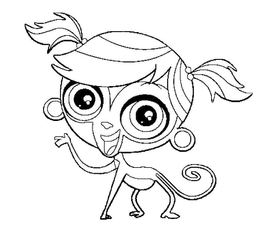 Littlest Pet Shop (2) omalovánka
