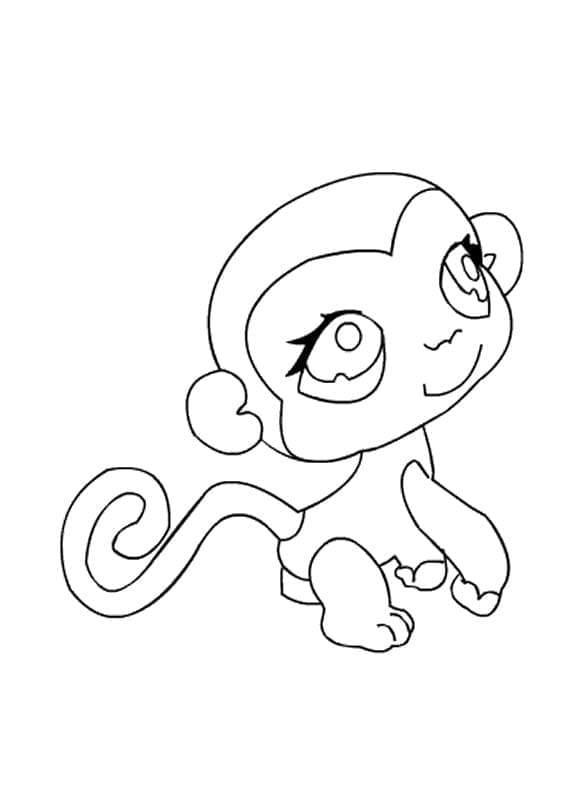 Littlest Pet Shop (21) omalovánka