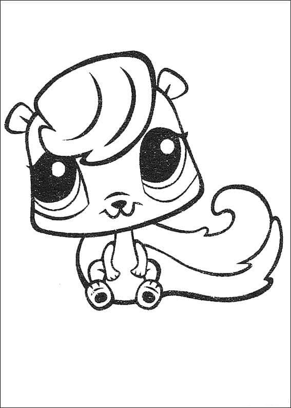 Littlest Pet Shop (23) omalovánka