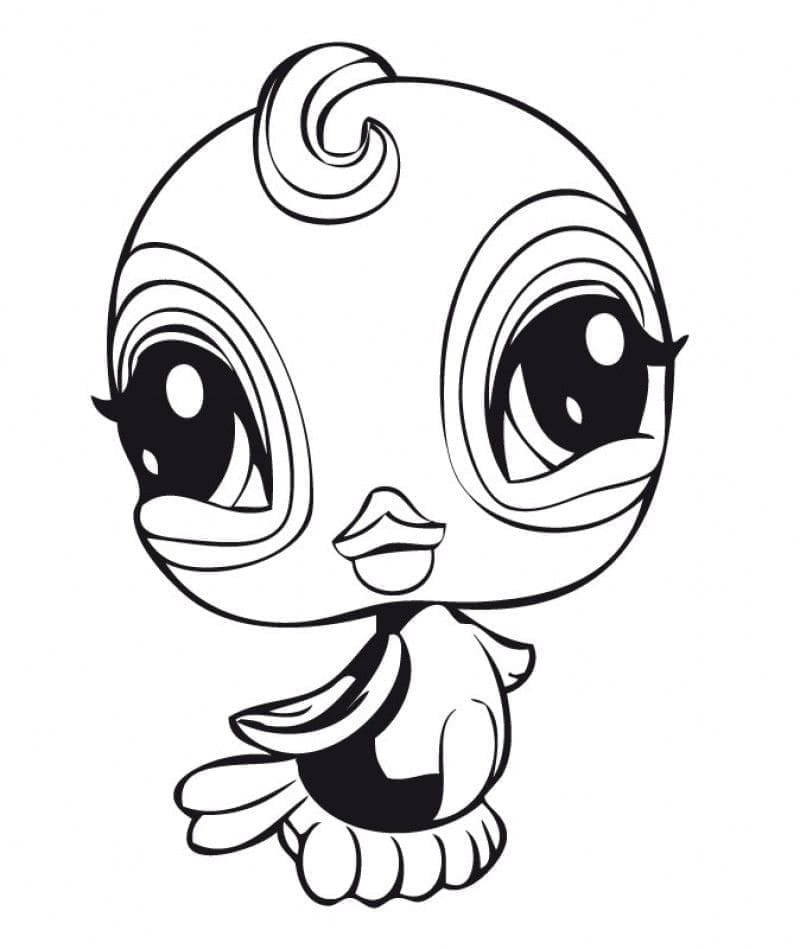 Littlest Pet Shop (38) omalovánka