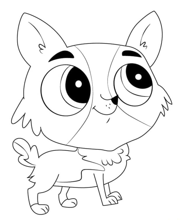 Littlest Pet Shop (4) omalovánka